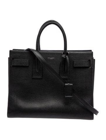 Saint Laurent Leather Sac De Jour