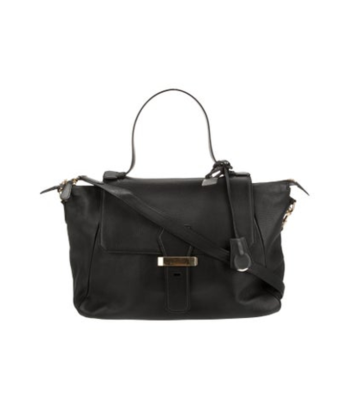 Smythson Leather Top Handle Bag
