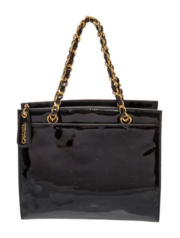 Patent Leather Handle Bag