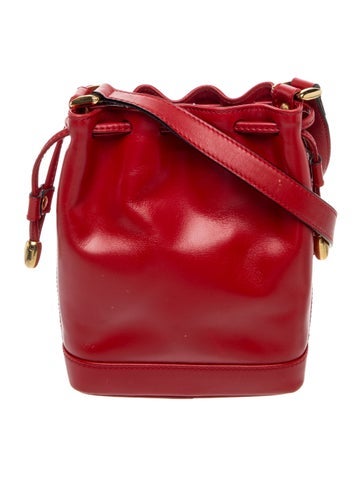 Celine Leather Bucket Bag Mini Vintage