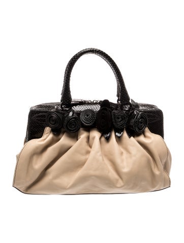 Leather Top Handle Bag