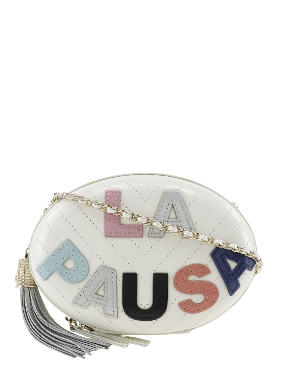 2019 Chevron Lambskin La Pausa Evening Bag crossbody bag