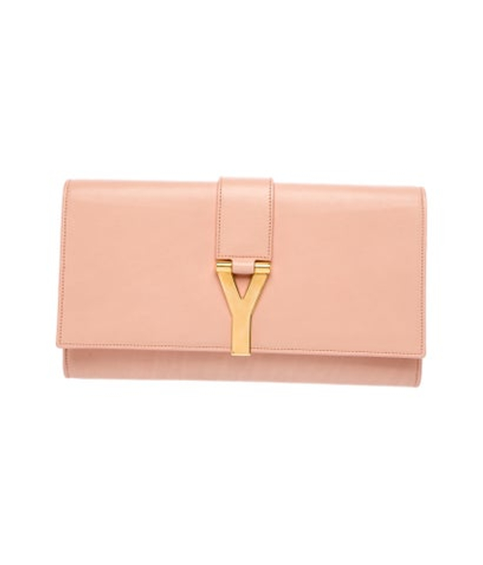 Saint Laurent Laurent Leather Clutch