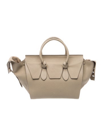 Leather Tie Tote Mini