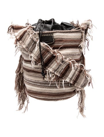 Chloe Cashmere Jorge Recycled Cashmere Bucket Bag