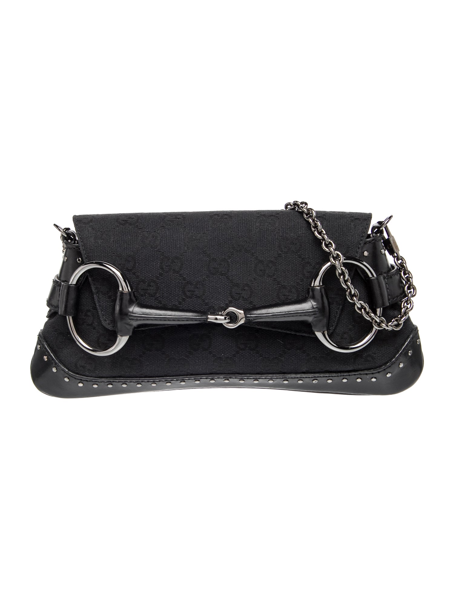GG Canvas Horsebit Chain
