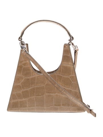 Staud Leather Top Handle Bag