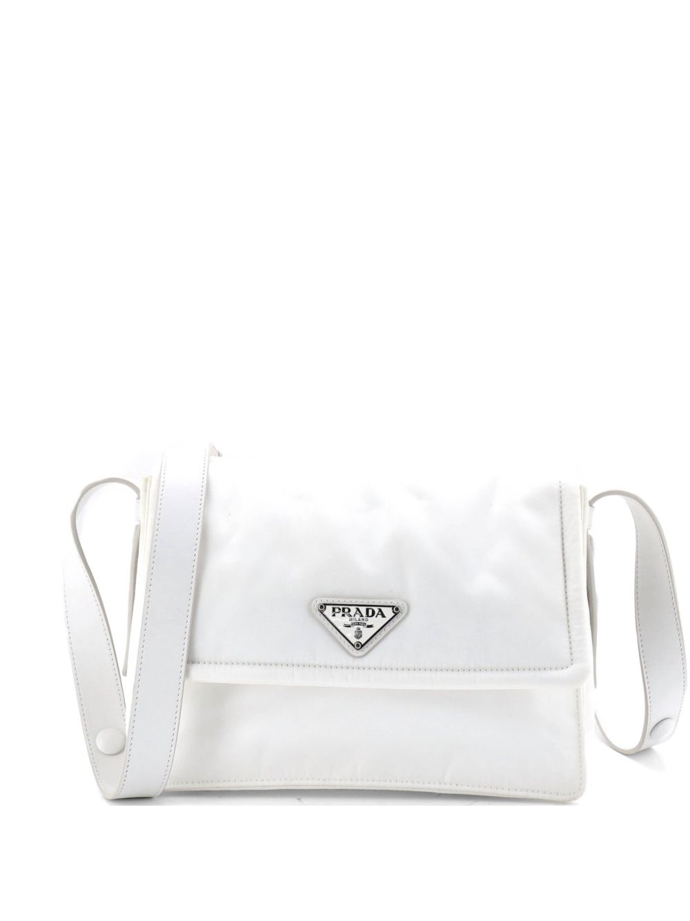 Padded Flap Shoulder Bag Re-Nylon Small crossbody bag