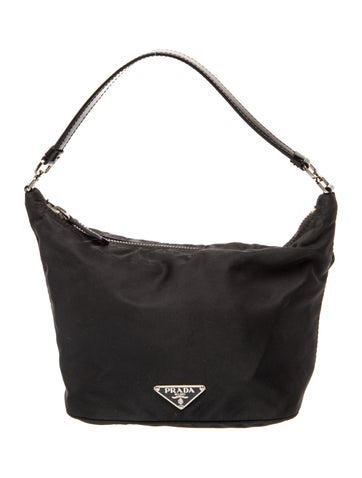 Tessuto Nylon Top Handle Bag