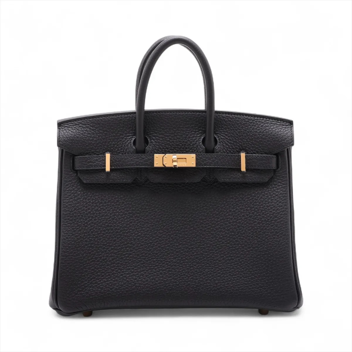 Hermès Birkin 25 Le Tournay Togo Black Gold Metal Fittings