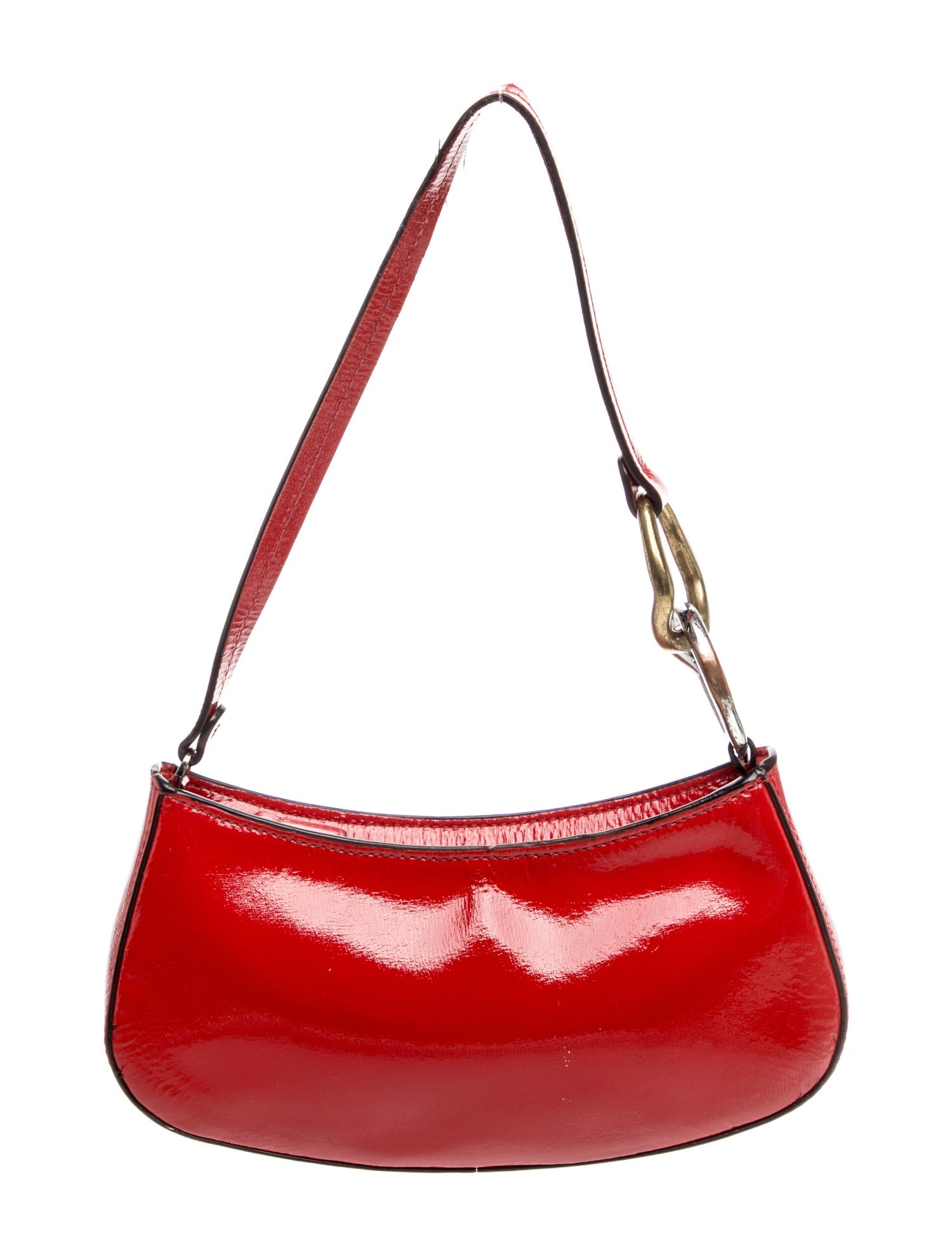 Staud Patent Leather Shoulder Bag
