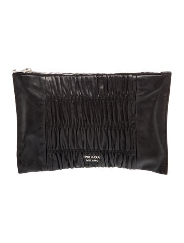 Nappa Leather Clutch