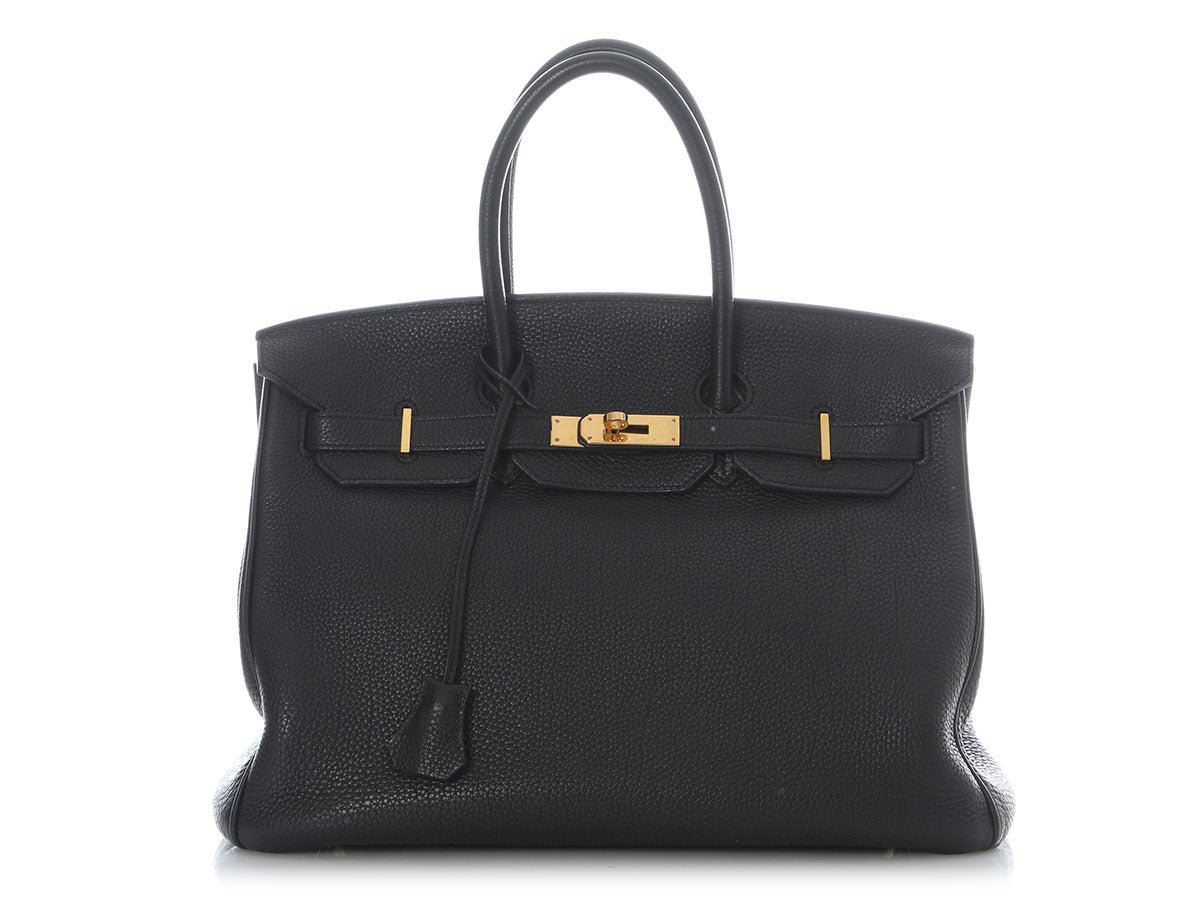 Hermès Black Togo Birkin 35
