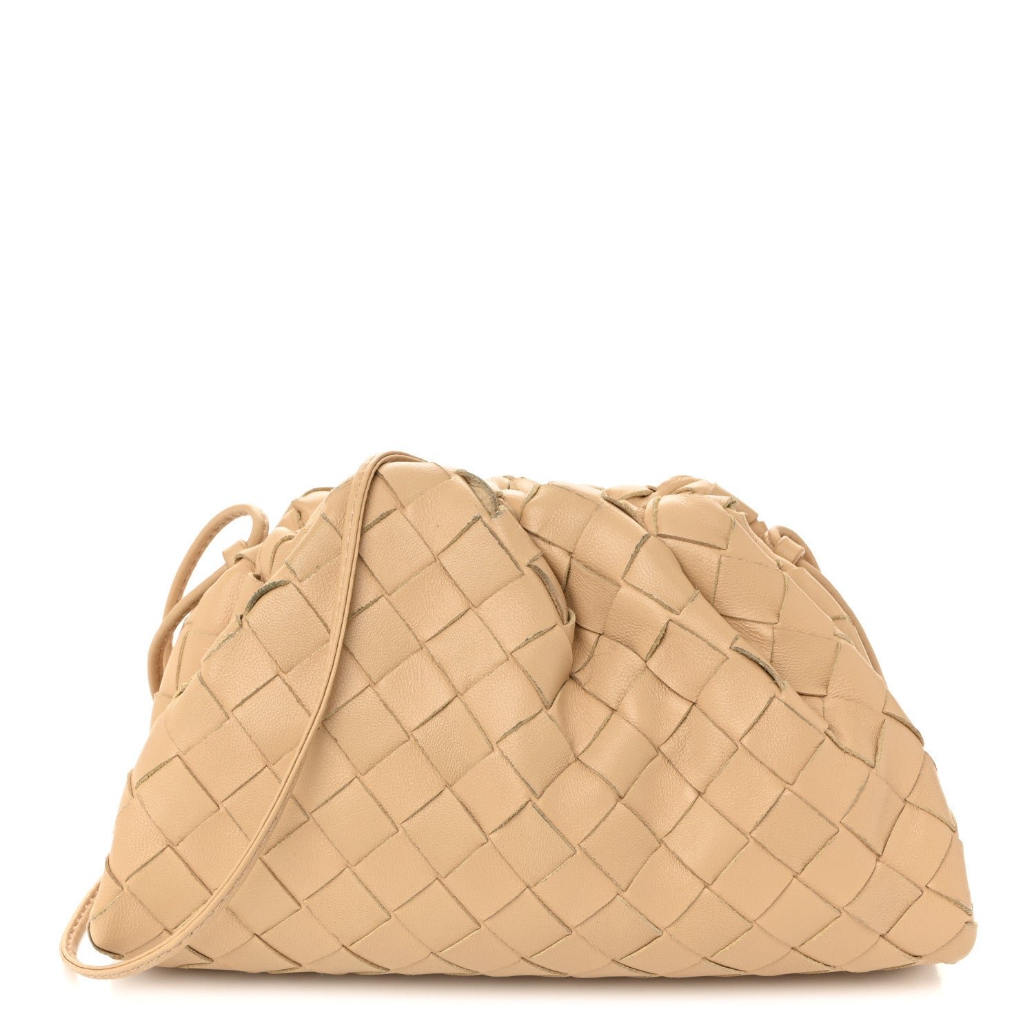 Bottega Veneta Bottega Veneta Nappa Intrecciato The Mini Pouch Almond