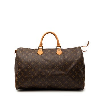 Louis Vuitton Calf Leather Monogram Speedy
