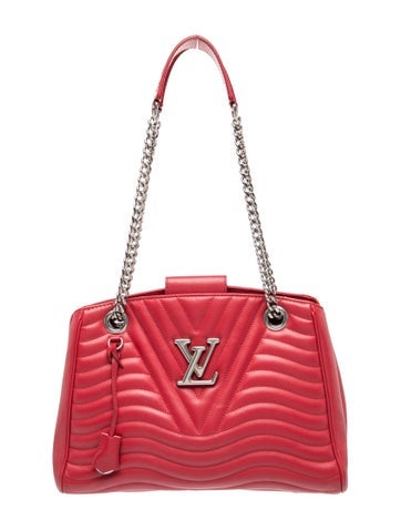 Louis Vuitton Chevron 2019 Leather New Wave Chain Medium