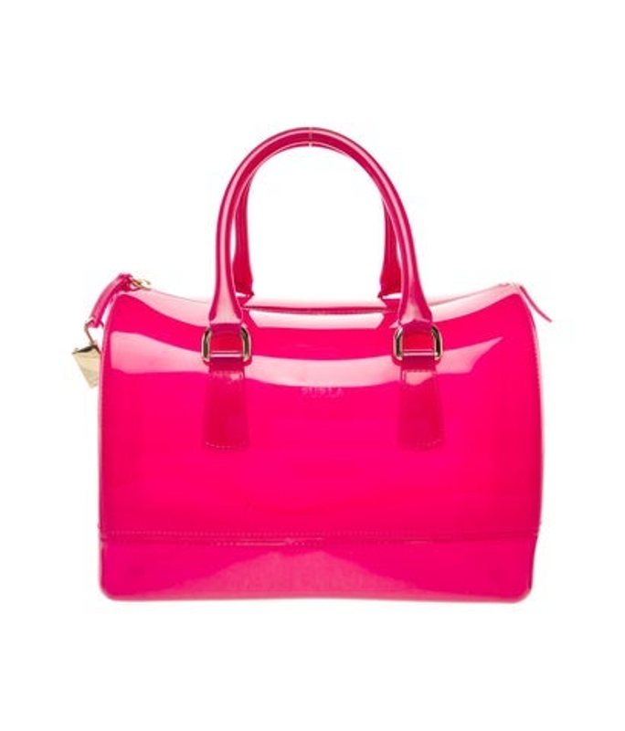 Furla Rubber Top Handle Bag