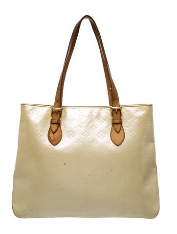 Vernis Patent Leather Brentwood Tote Bag Large Vintage