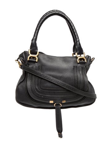 Leather Marcie Shoulder Bag