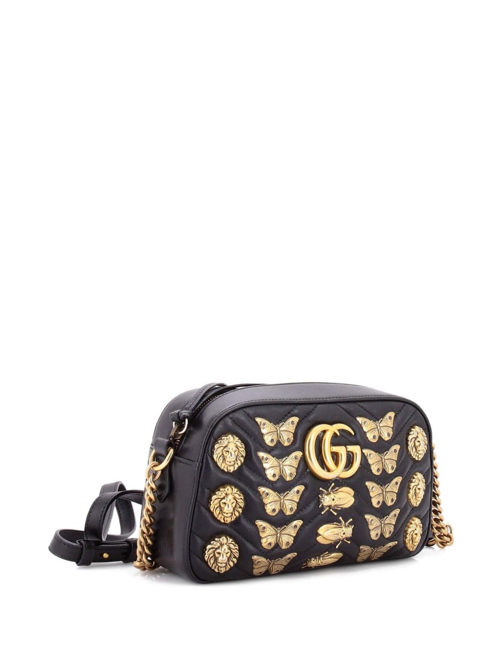 GG Marmont Shoulder Bag Embellished Matelasse Leather Small crossbody bag