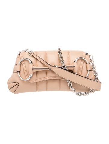 Leather Horsebit Chain Small