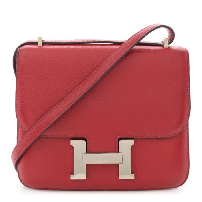 Hermes Evercolor Constance 18 Rouge Piment