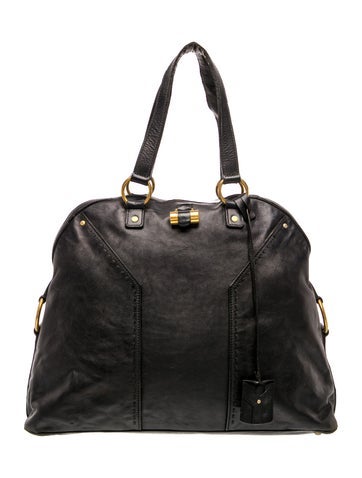 Leather Rive Gauche Oversized