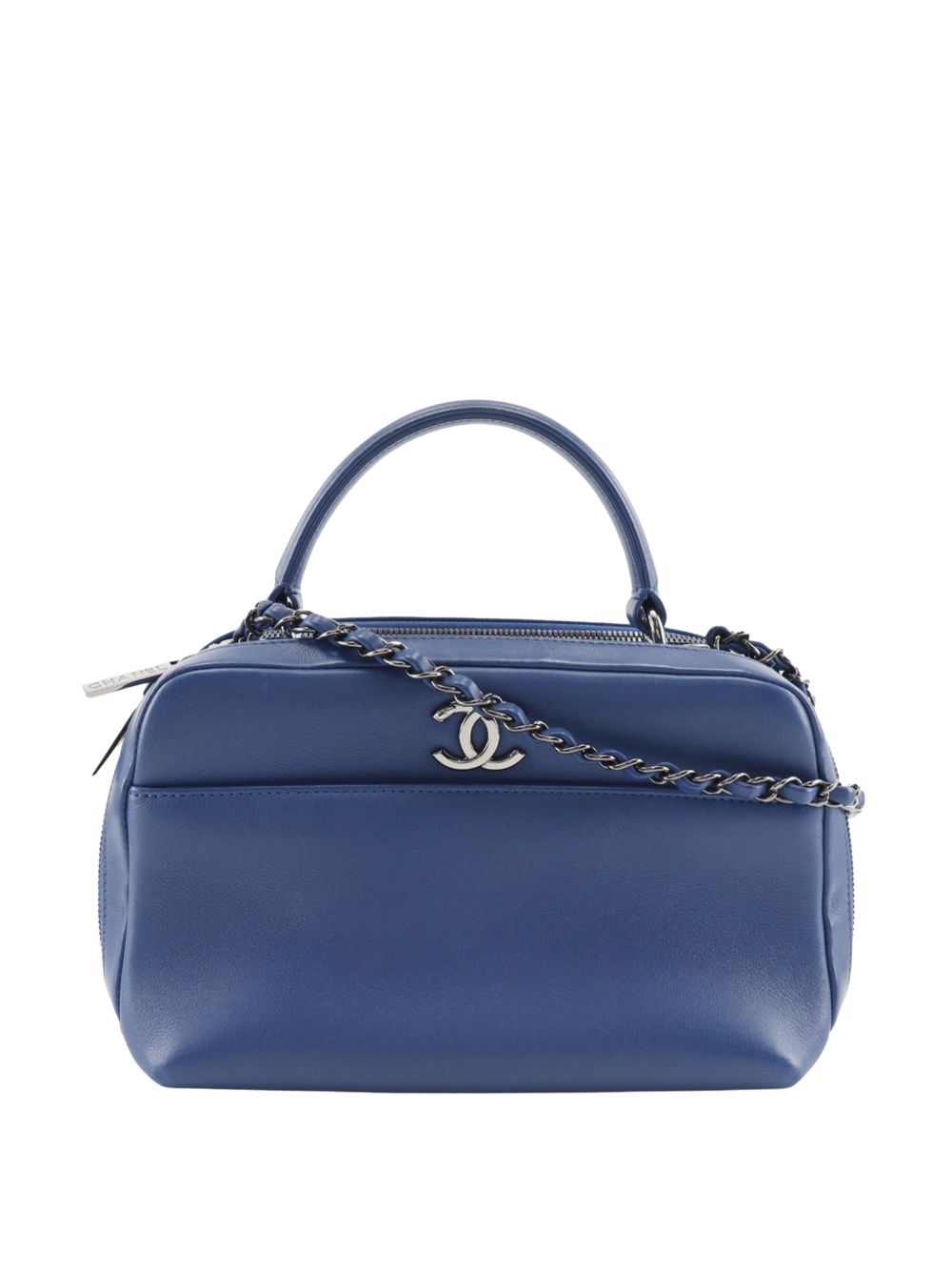 2019 Medium Calfskin Trendy CC Bowling Bag satchel
