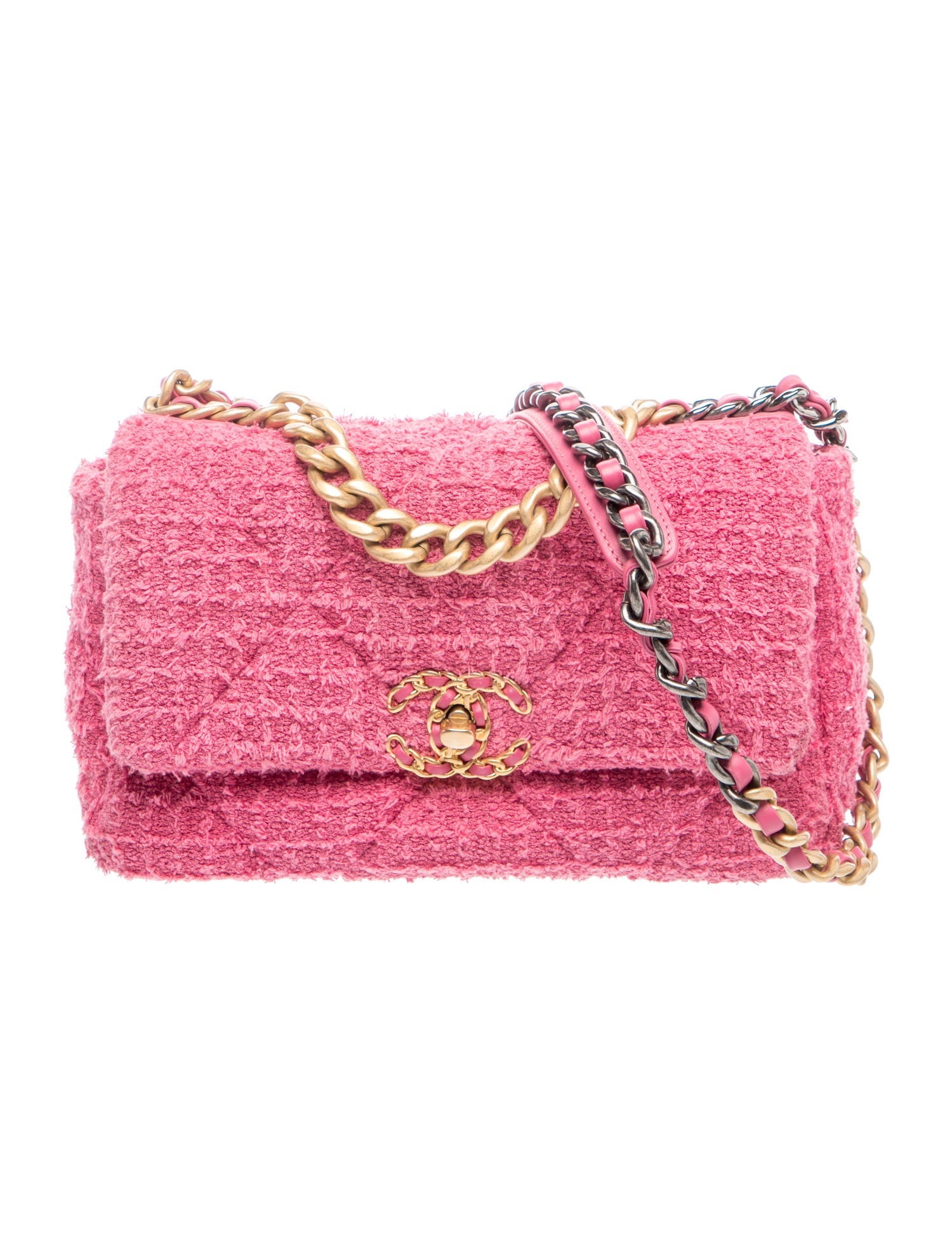 Medium Tweed 19 Flap Bag