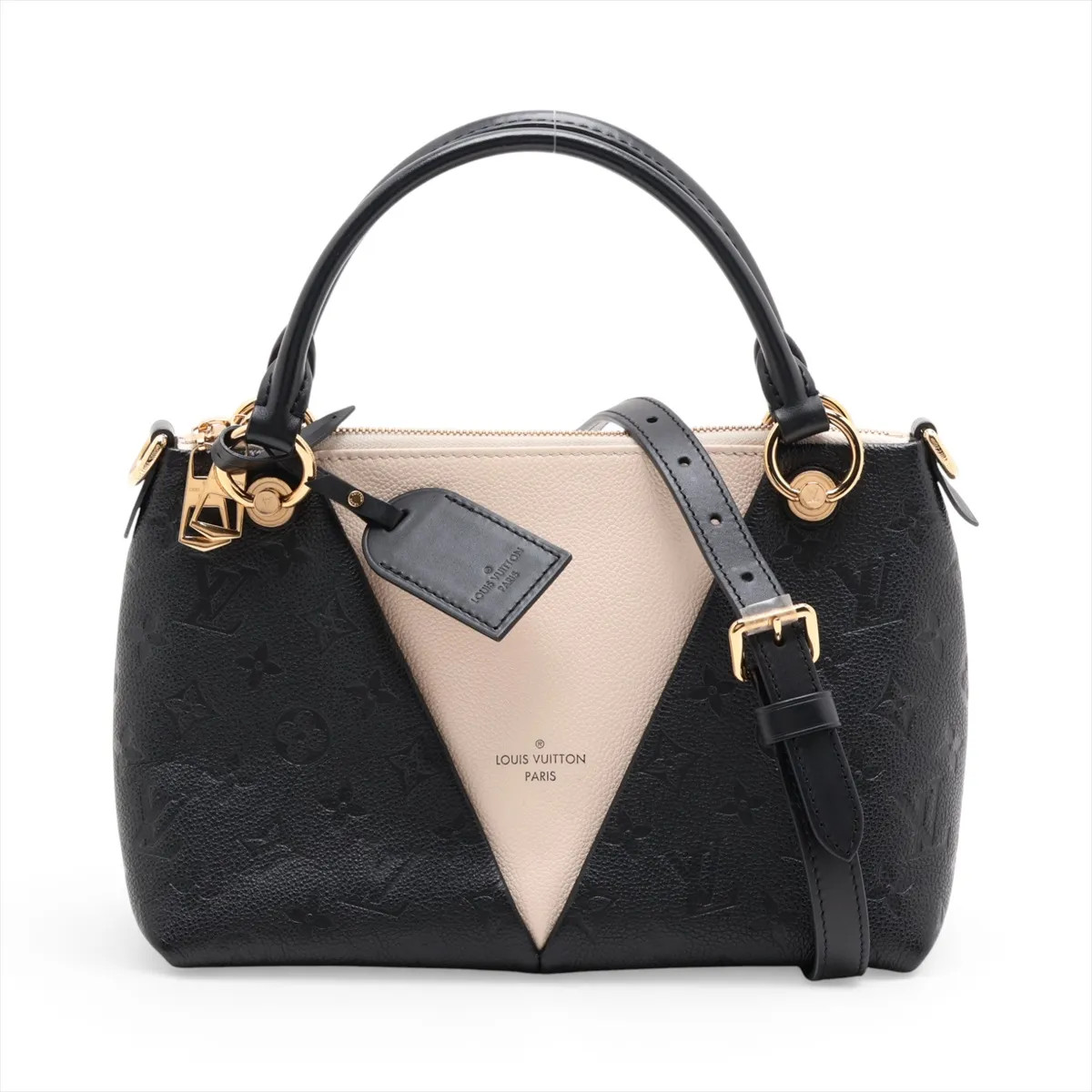 Louis Vuitton Monogram Empreinte V Tote BB M44418 Black There was an RFID respon