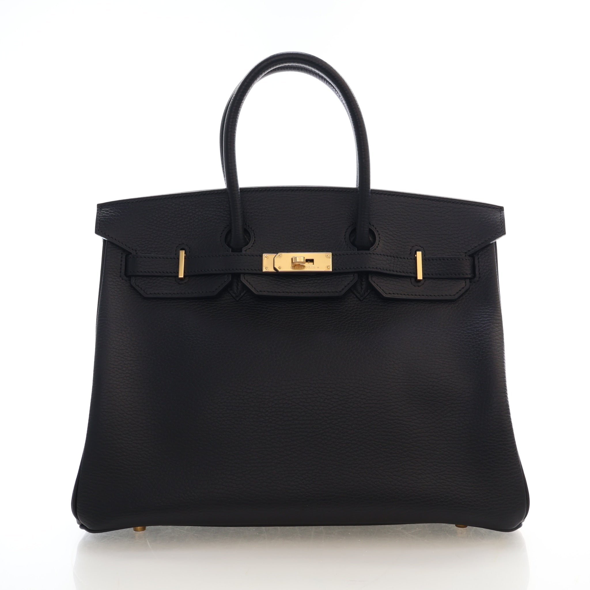 Hermes Vintage Noir Ardennes Birkin 35