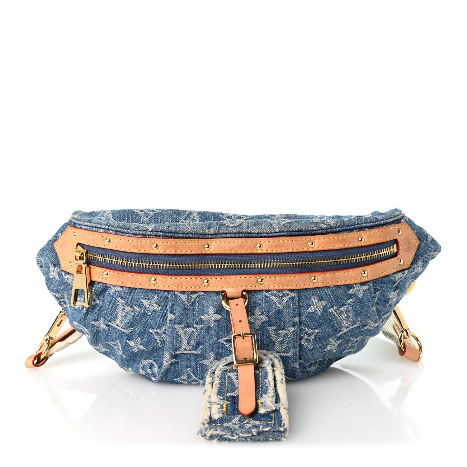 Louis Vuitton Monogram Denim High Rise Bumbag Blue