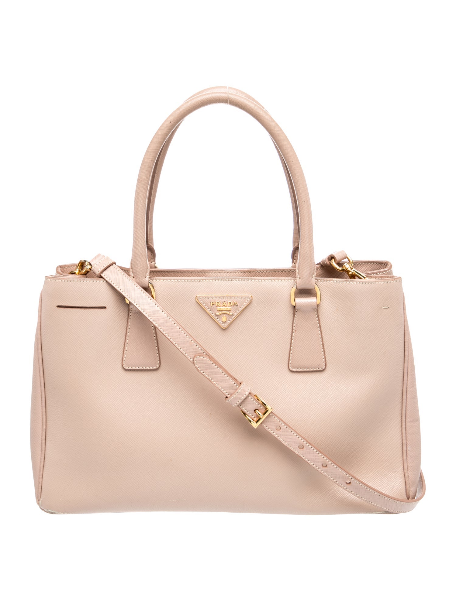 Saffiano Leather Galleria Double Zip Large