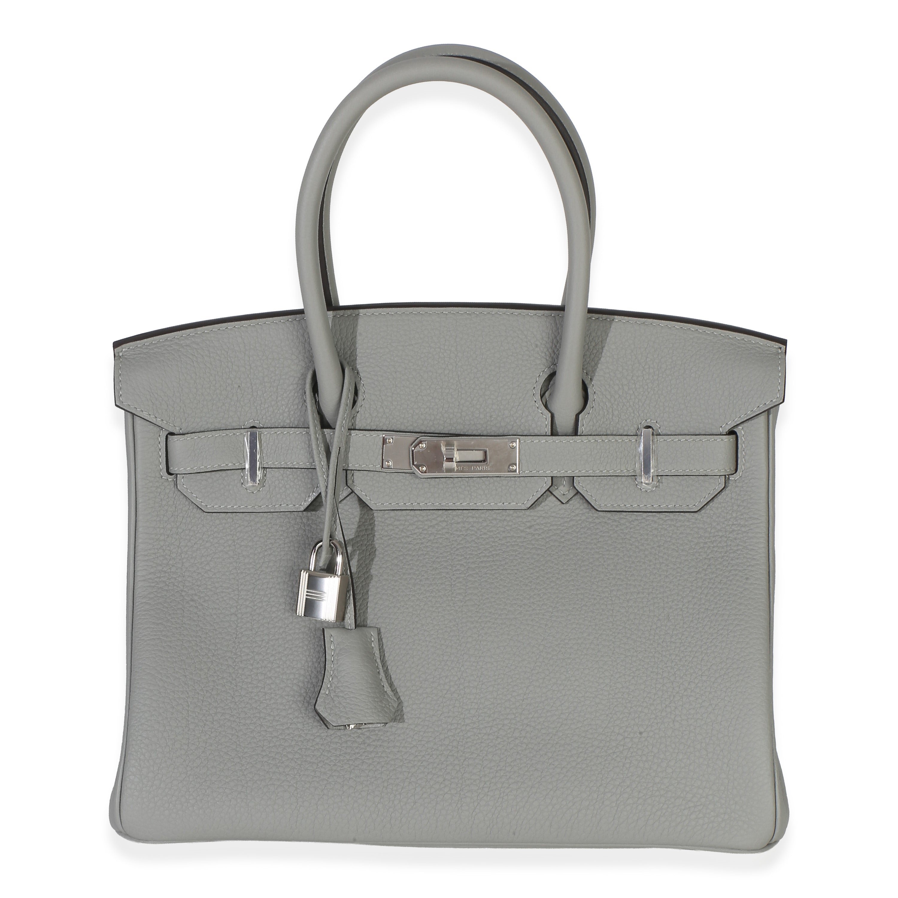 Togo Gris Mouette Birkin 30 PHW