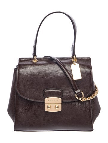 Leather Top Handle Bag