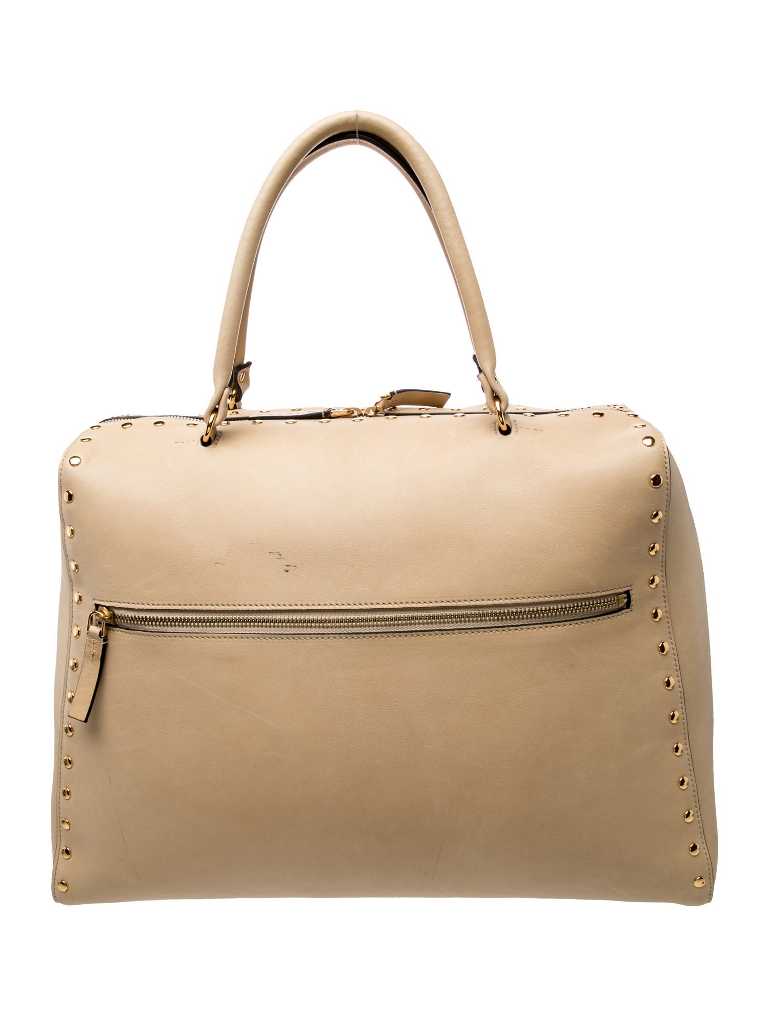 Leather Top Handle Bag