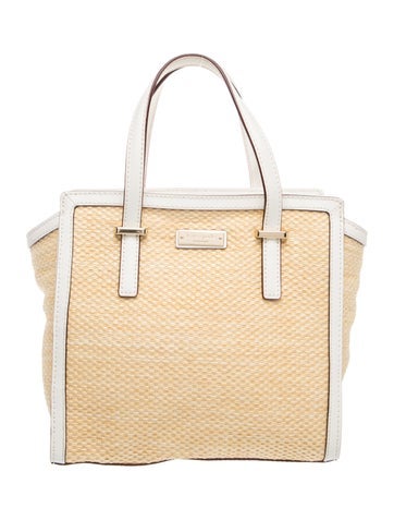 Straw Top Handle Bag