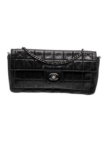 E/W Chocolate Bar Flap Bag
