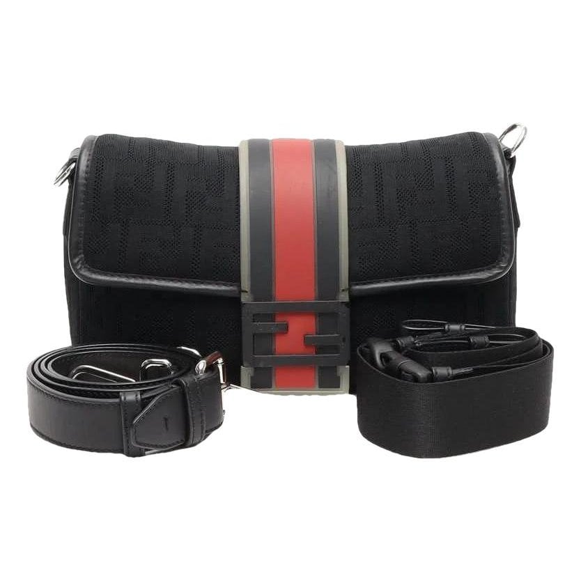 Baguette cloth crossbody bag