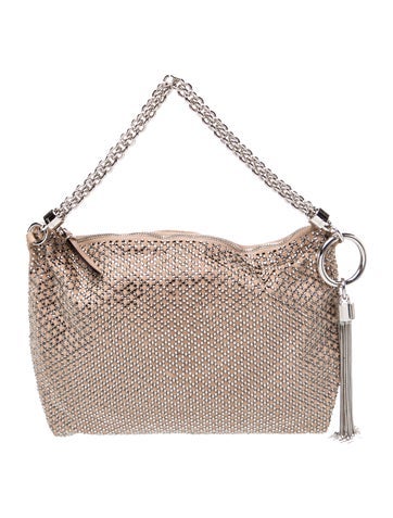 Jimmy Choo Crystal Top Handle Bag