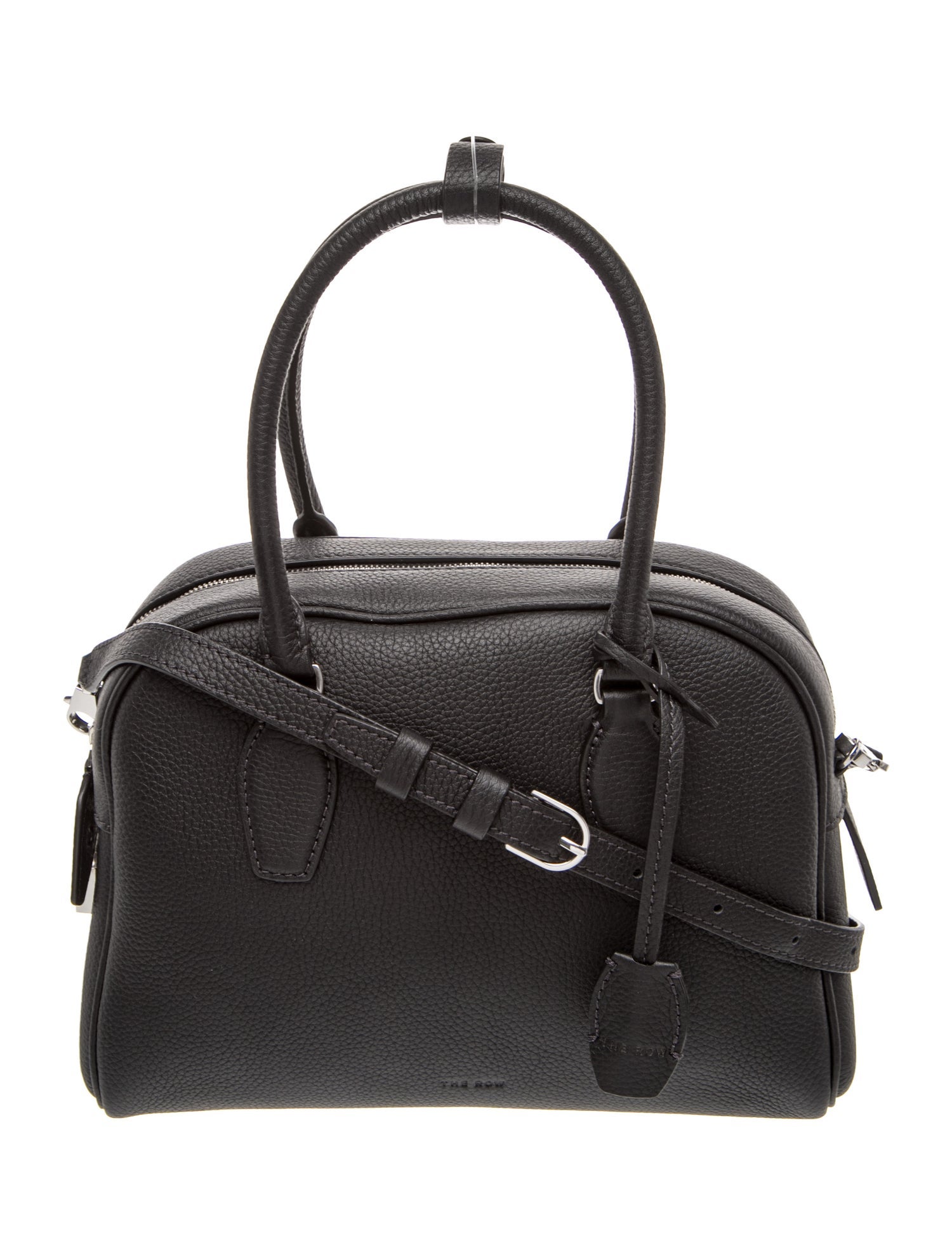 The Row Leather India Bowling Bag Small