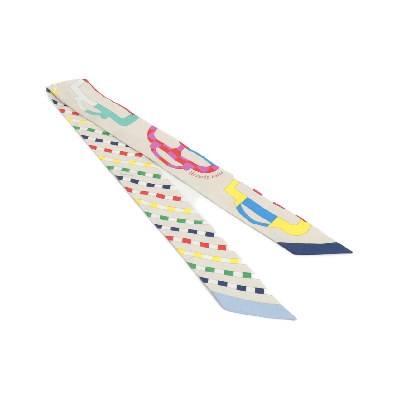 Hermès BOUCLERIE MODERNE Twilly 063351S Scarf