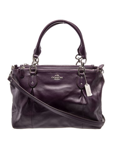 Leather Top Handle Bag