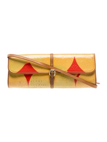 Monogram Vernis Fleurs Pochette Vintage