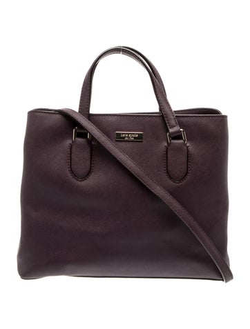 Saffiano Leather Top Handle Bag
