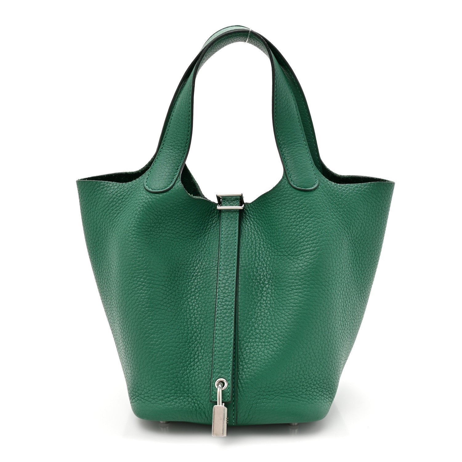 Hermes Taurillon Clemence Picotin Lock 18 Vert Vertigo
