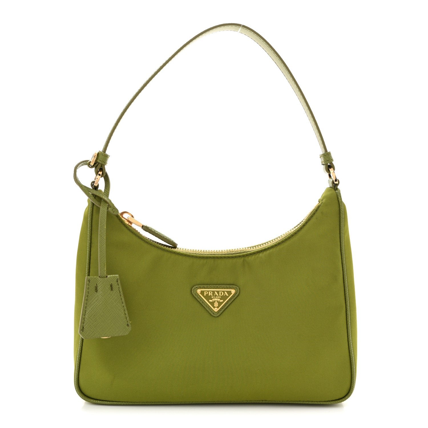 Prada Re-Nylon Saffiano Mini Re-Edition 2005 Bag Ivy Green