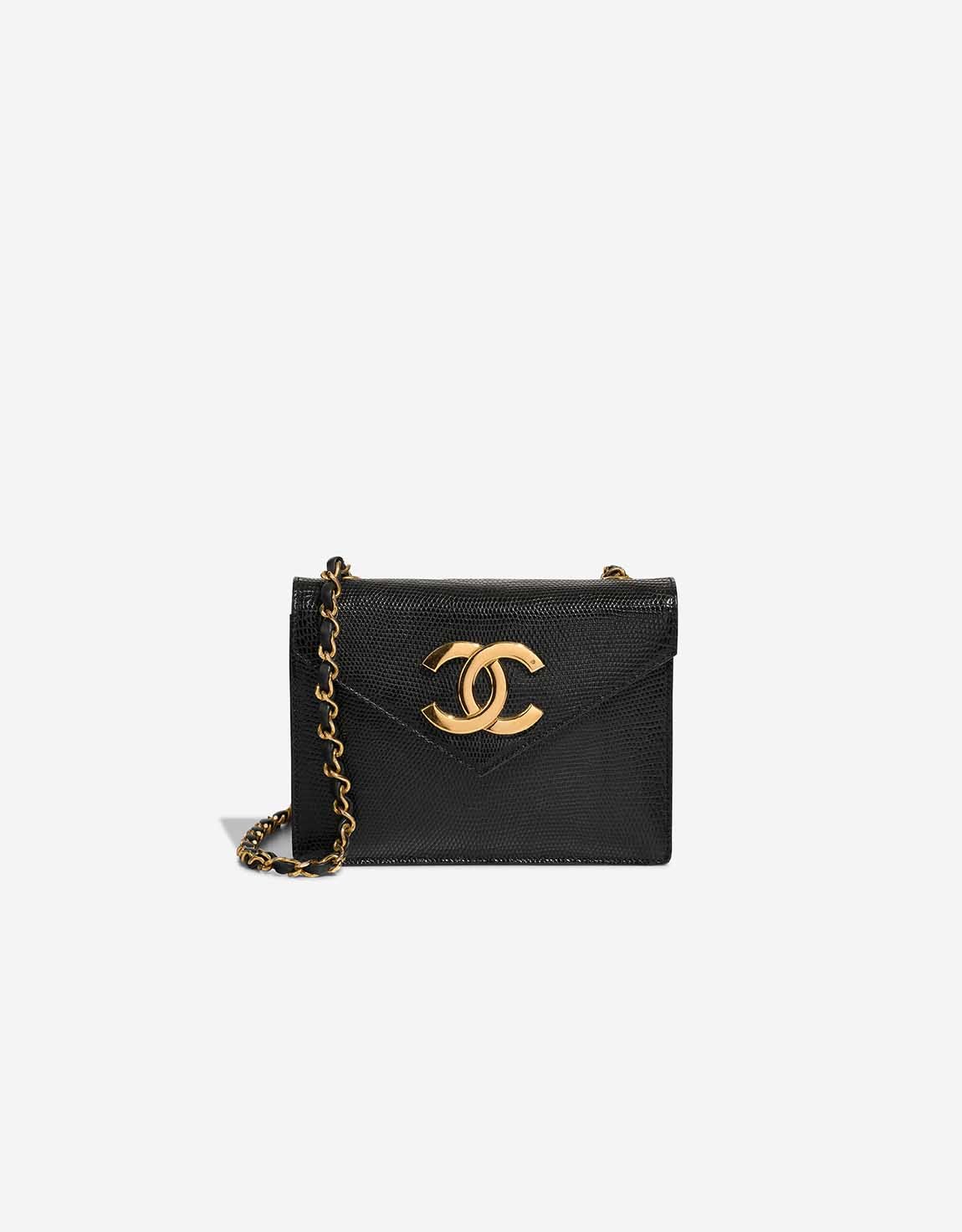 
		Timeless Mini Rectangular Lizard Black    