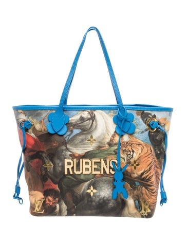 LV Monogram x Jeff Koons Rubens Neverfull MM