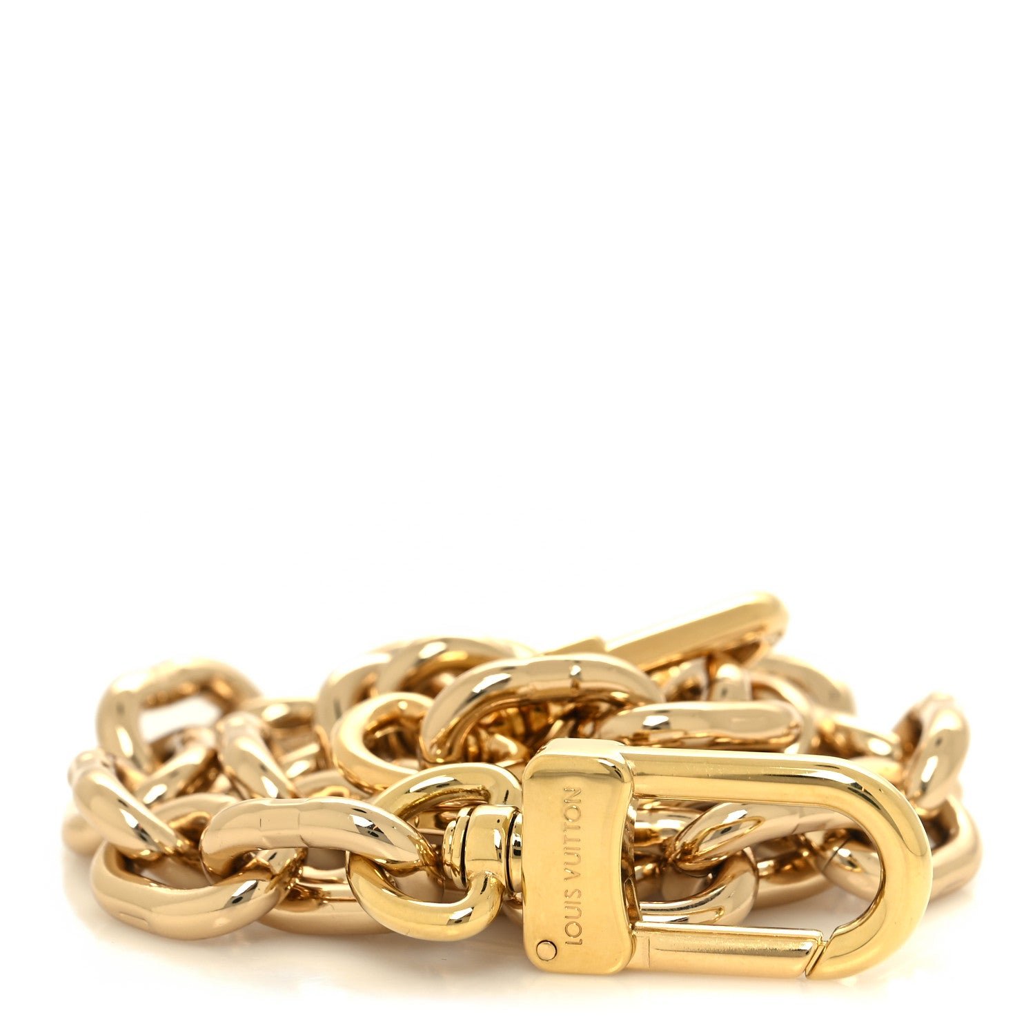 Louis Vuitton Pochette Metis East West Chain Strap Gold